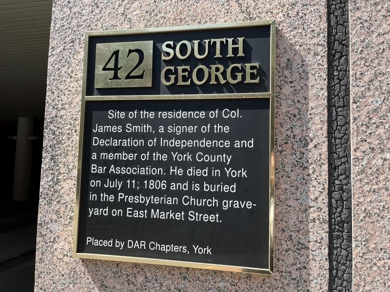 42 South George Marker image. Click for full size.