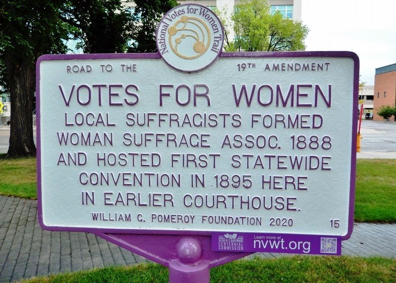 Votes For Woman Marker image. Click for full size.