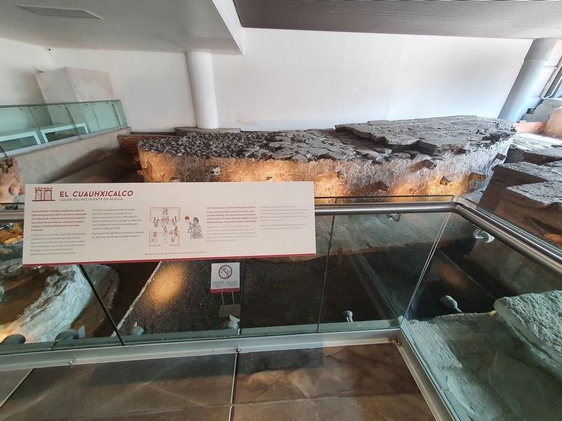The Cuauhxicalco, Place of the Eagle Vessel and Marker. Click for full size. The Cuauhxicalco, Place of the Eagle Vessel and Marker image. Click for full size.