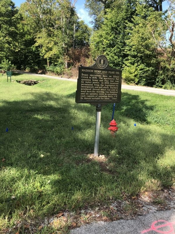 Madison Hemp And Flax Company Marker. Click for full size. Madison Hemp And Flax Company Marker image. Click for full size.