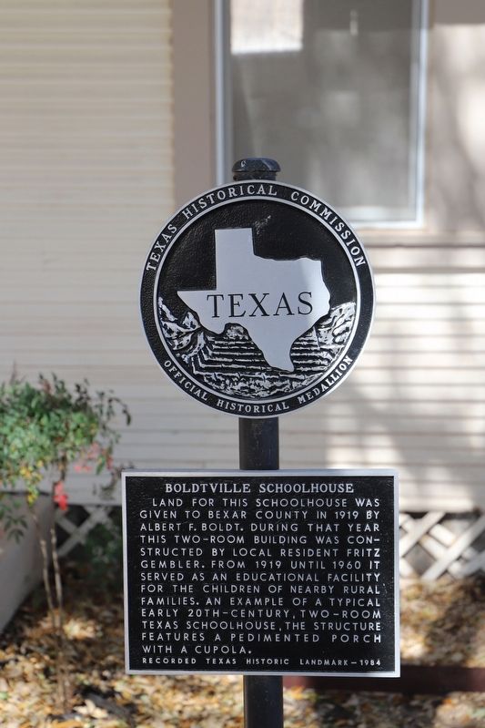 Boldtville Schoolhouse Marker image. Click for full size.