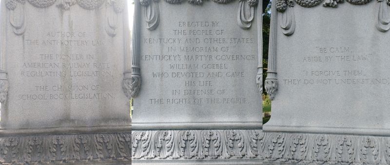 Governor WIlliam Gobel Marker. Click for full size. Governor WIlliam Gobel Marker image. Click for full size.