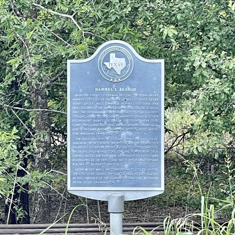Hammel's Branch Marker image. Click for full size.