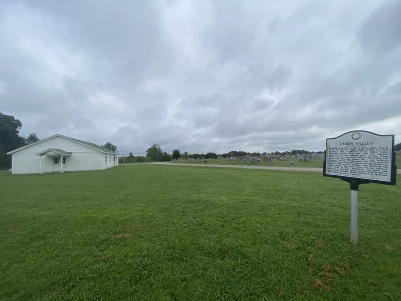 Hudgins Cemetery/Union Valley Marker image. Click for full size.