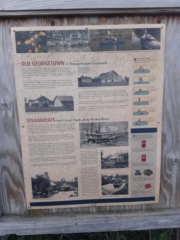 Old Georgetown Steamboats Marker. Click for full size. Old Georgetown Steamboats Marker image. Click for full size.