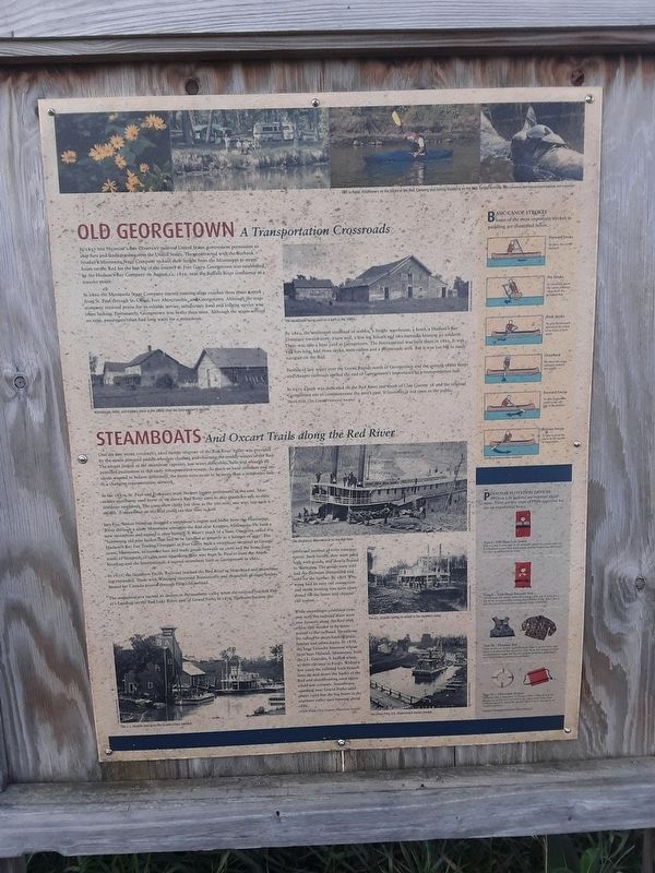 Old Georgetown Steamboats Marker image. Click for full size.