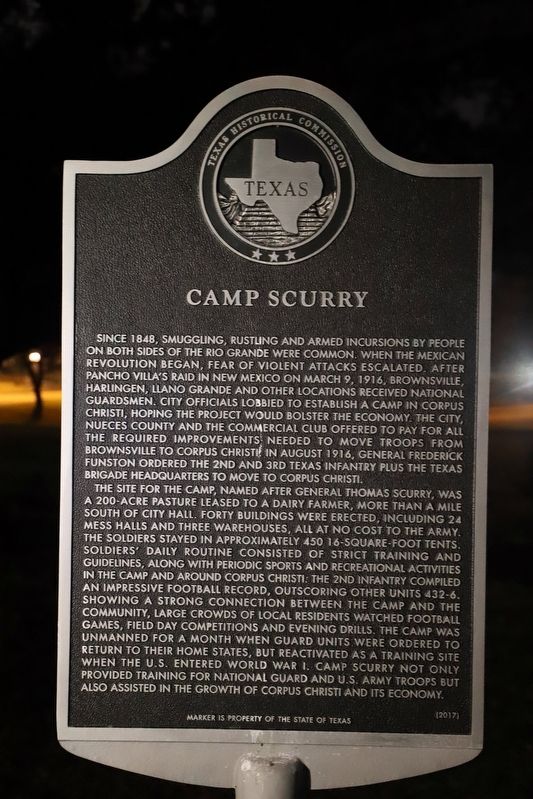 Camp Scurry Marker image. Click for full size.