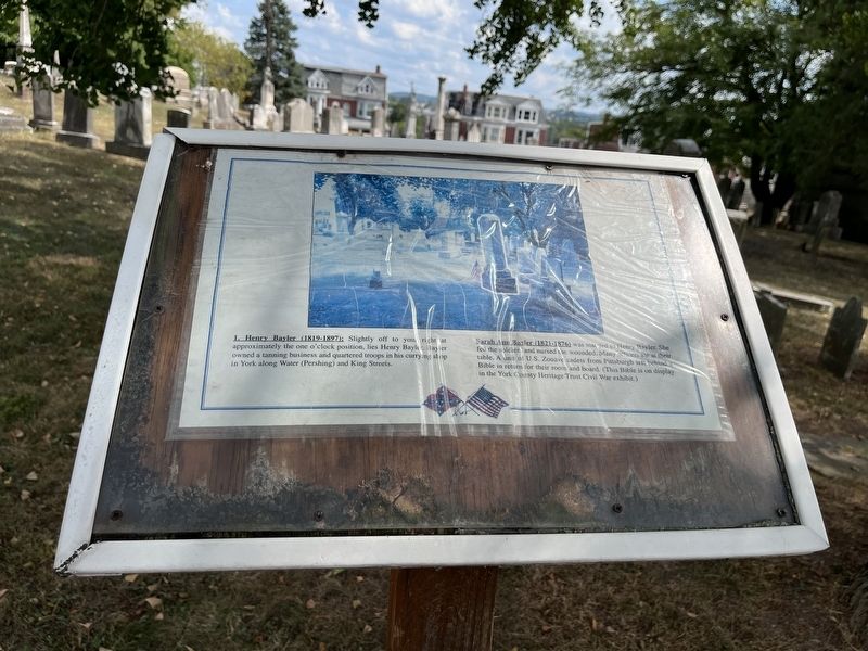 Henry Bayler / Sarah Ann Bayler Marker. Click for full size. Henry Bayler / Sarah Ann Bayler Marker image. Click for full size.