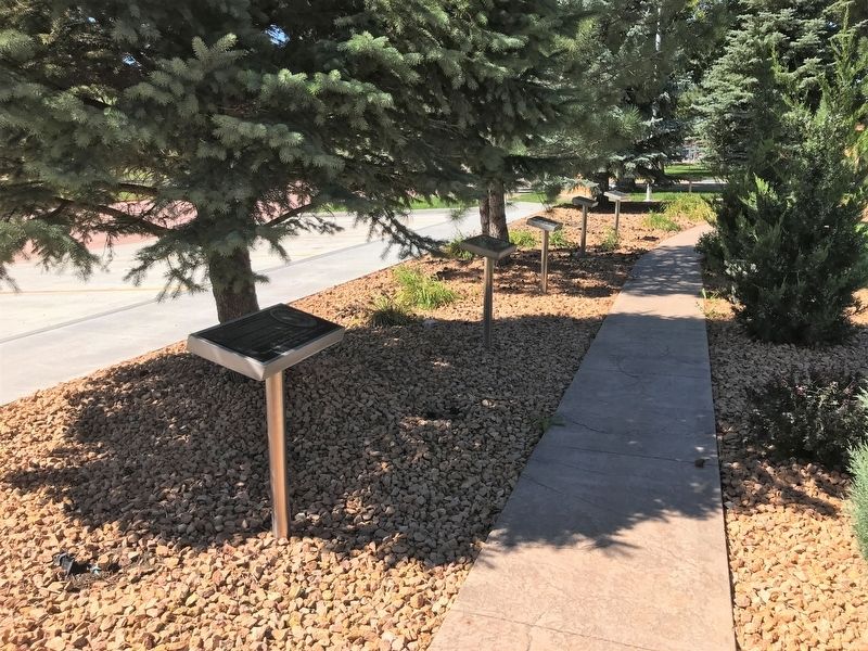 Dr. Jeffrey S. Wheeler Marker <i>(second from left)</i> image. Click for full size.