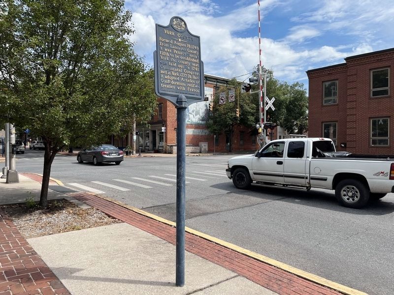 York County Marker. Click for full size. York County Marker image. Click for full size.