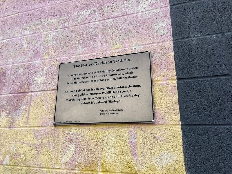 The Harley-Davidson Tradition Marker. Click for full size. The Harley-Davidson Tradition Marker image. Click for full size.