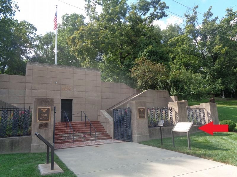 A National Cemetery System Marker. Click for full size. A National Cemetery System Marker image. Click for full size.