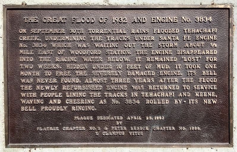 Great Flood Marker. Click for full size. Great Flood Marker image. Click for full size.