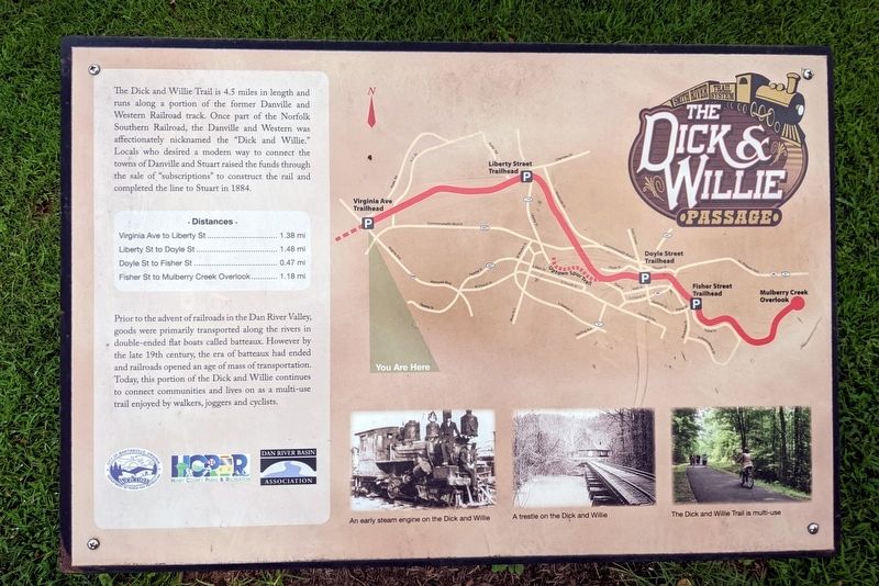 The Dick & Willie Passage Marker image. Click for full size.