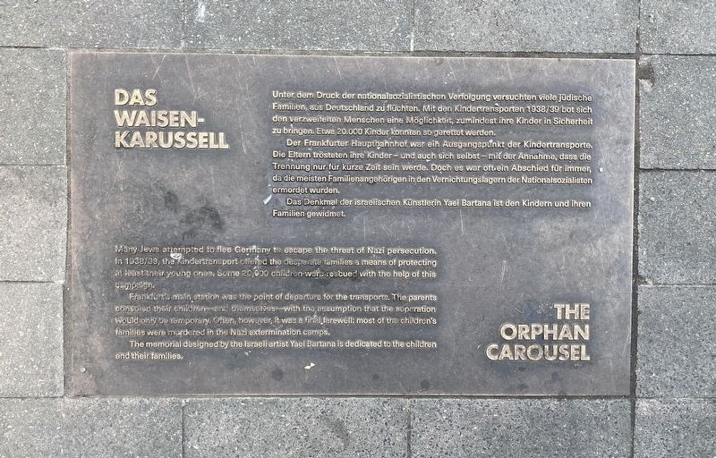 Das Waisen-Karussel / The Orphan Carousel Marker. Click for full size. Das Waisen-Karussel / The Orphan Carousel Marker image. Click for full size.