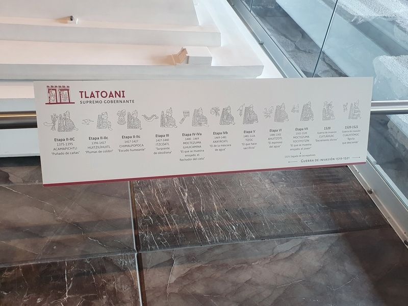 Nearby Tlatoani Panel. Click for full size. Nearby Tlatoani Panel image. Click for full size.