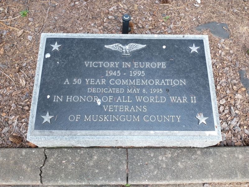 Muskingum County World War II Memorial image. Click for full size.
