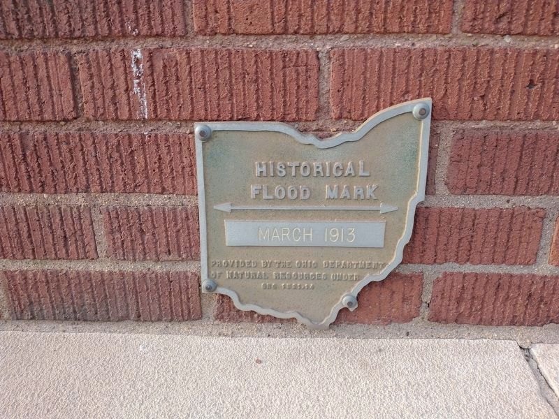 Historical Flood Mark Marker image. Click for full size.