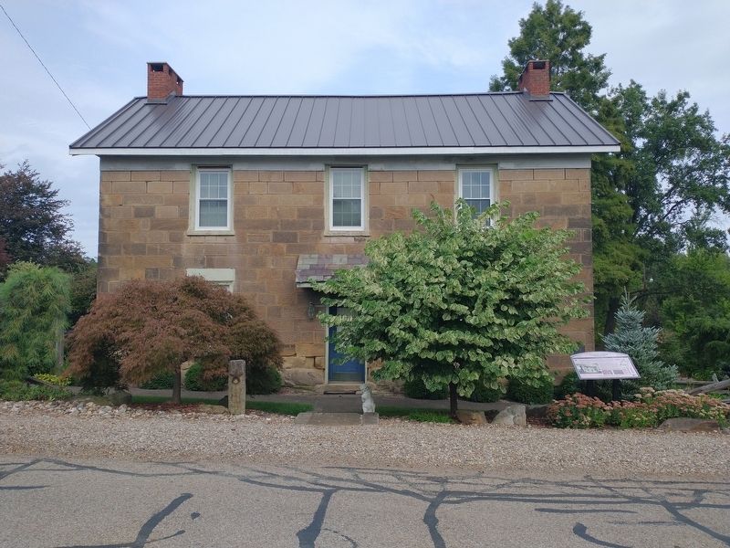 The Ralph Hardesty Stone House Marker image. Click for full size.