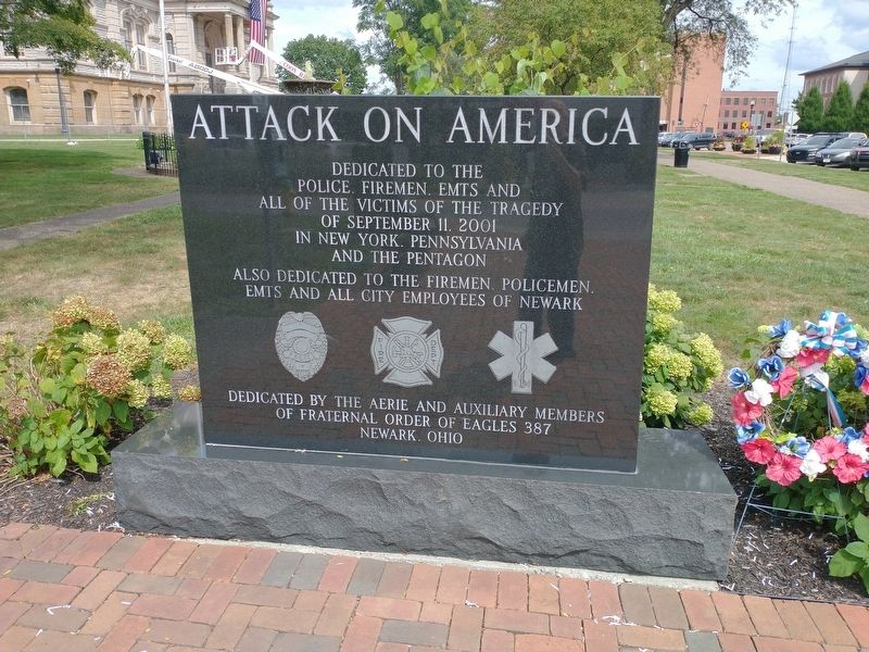 Attack On America Marker image. Click for full size.