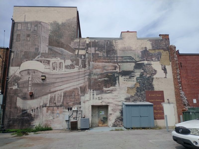 Old Ohio Canal Mural. Click for full size. Old Ohio Canal Mural image. Click for full size.