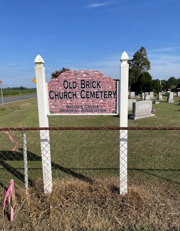 Old Brick Church Cemetery image. Click for full size.
