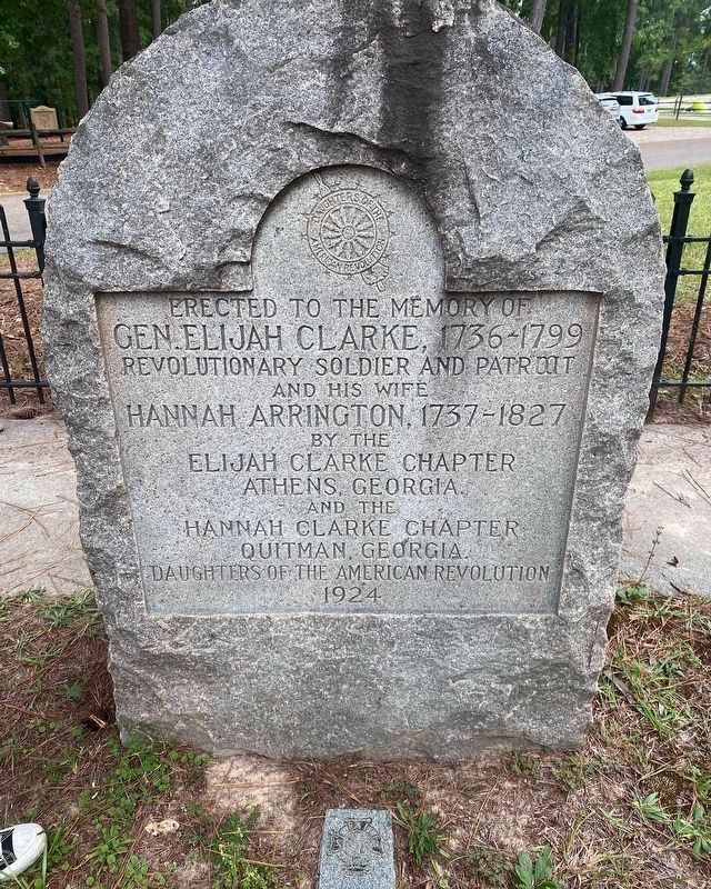 General Elijah Clark Headstone image. Click for full size.