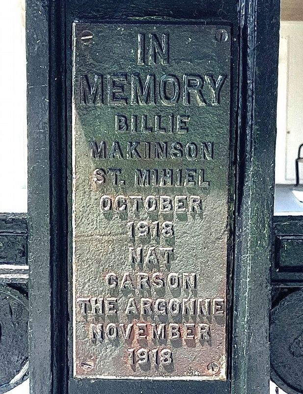 Markinsom-Carson American Legion Monument image. Click for full size.