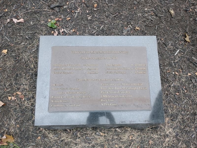 Coshocton County Coal Mining Marker image. Click for full size.