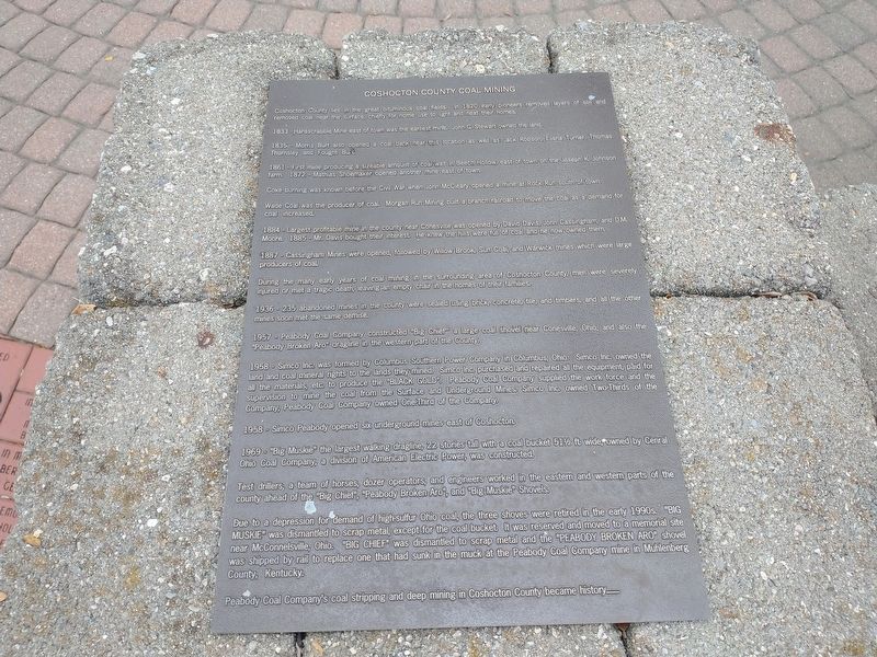 Coshocton County Coal Mining Marker image. Click for full size.