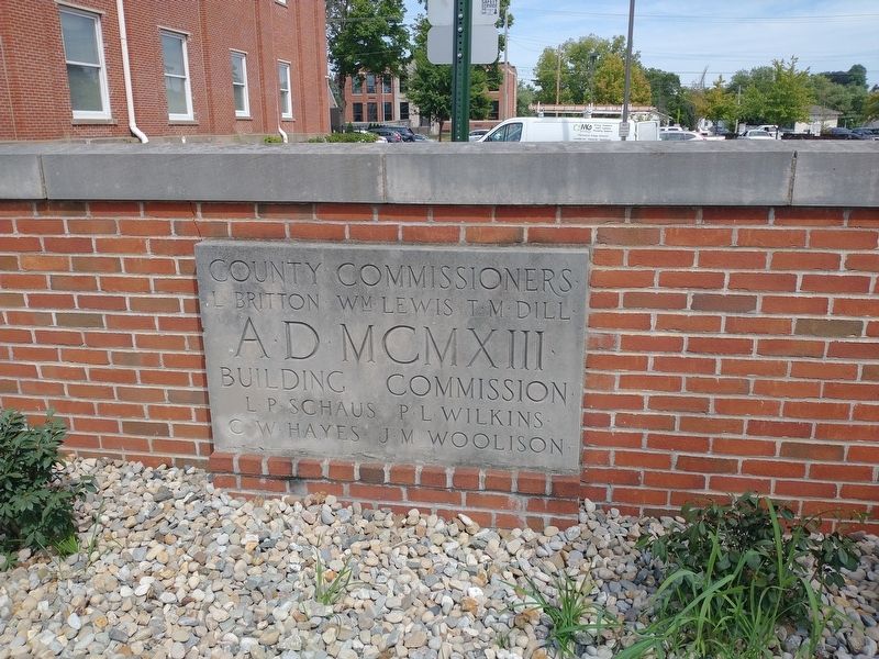 Knox County Courthouse Cornerstone image. Click for full size.