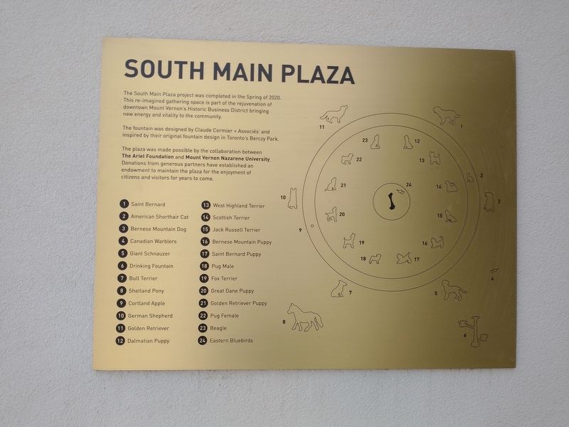 South Main Plaza Marker image. Click for full size.