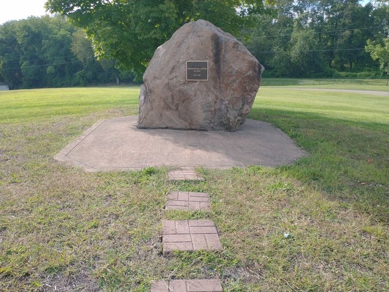 Geographical Center Of Ohio Marker image. Click for full size.
