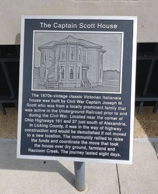 The Captain Scott House Marker image. Click for full size.