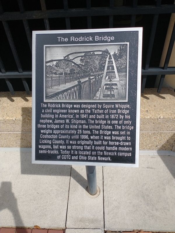 The Rodrick Bridge Marker image. Click for full size.