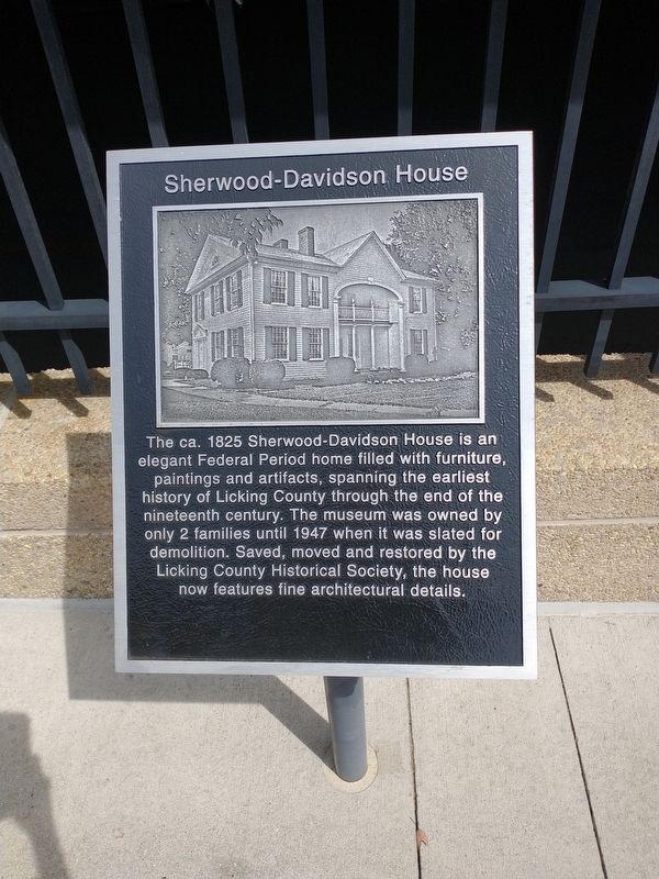 Sherwood-Davidson House Marker image. Click for full size.