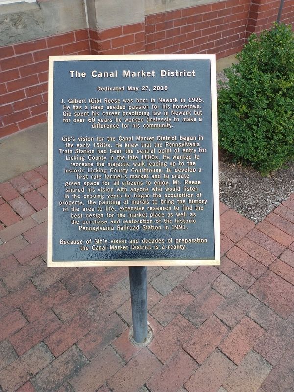 The Canal Market District Marker image. Click for full size.