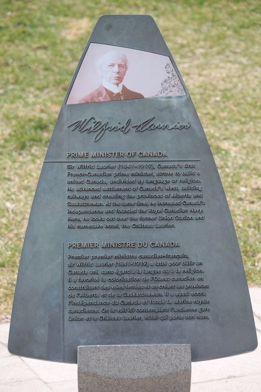 Wilfrid Laurier Marker image. Click for full size.