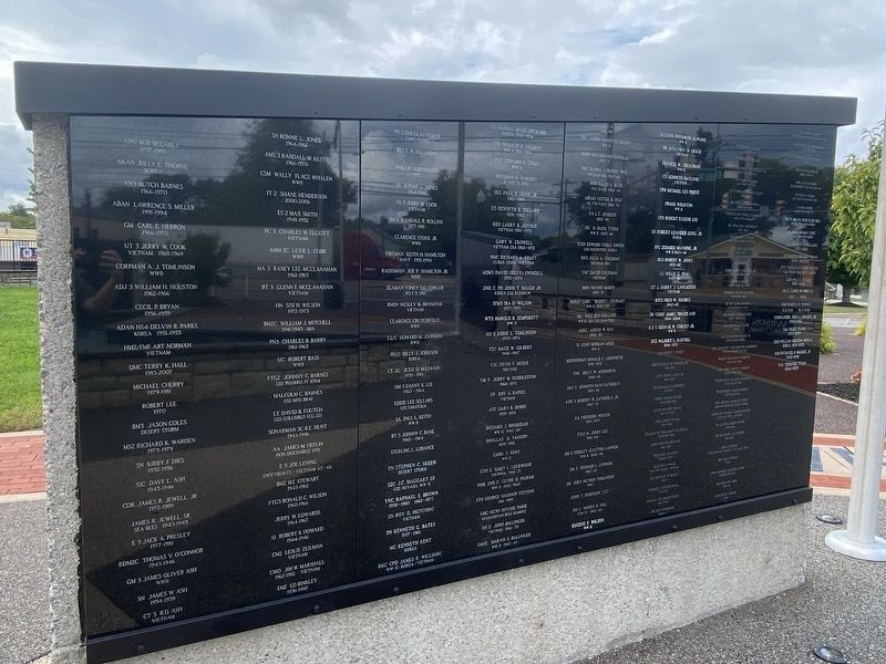 Wilson County U.S. Navy Memorial image. Click for full size.