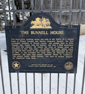 The Bunnell House Marker image. Click for full size.
