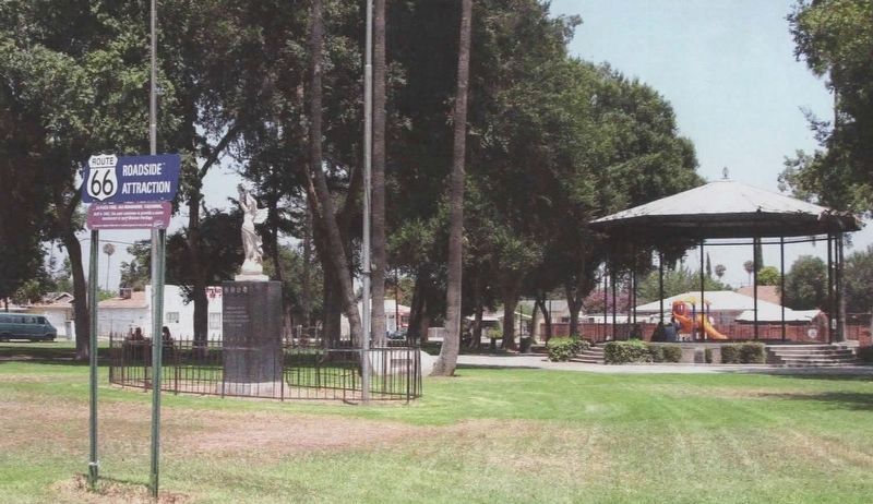 La Plaza Park, San Bernardino, California Marker image. Click for full size.