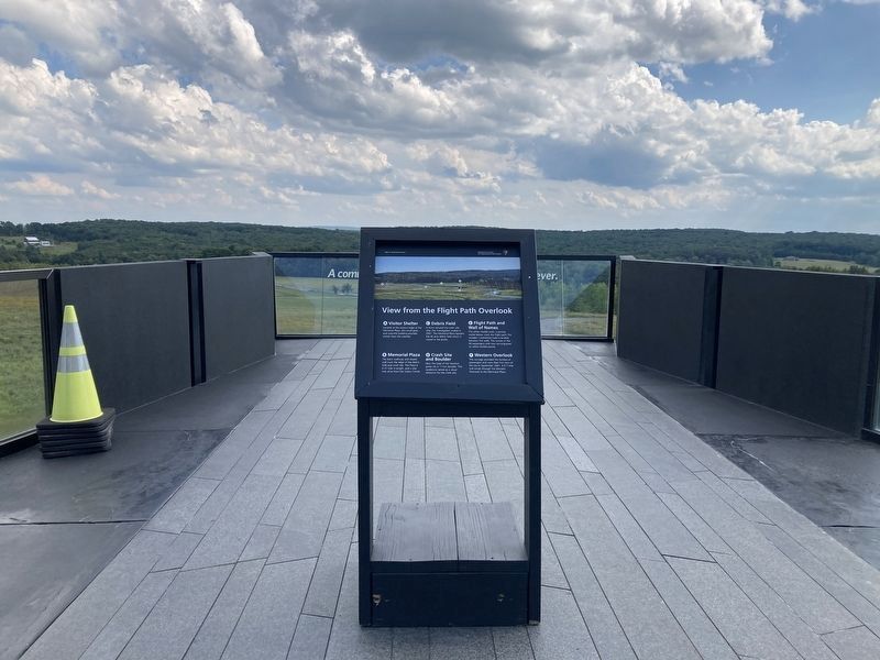 View from the Flight Path Overlook Marker image. Click for full size.