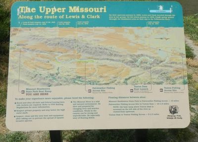 The Upper Missouri Marker image. Click for full size.