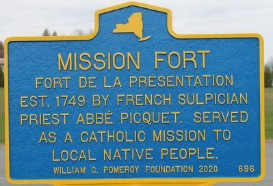 Mission Fort Marker image. Click for full size.