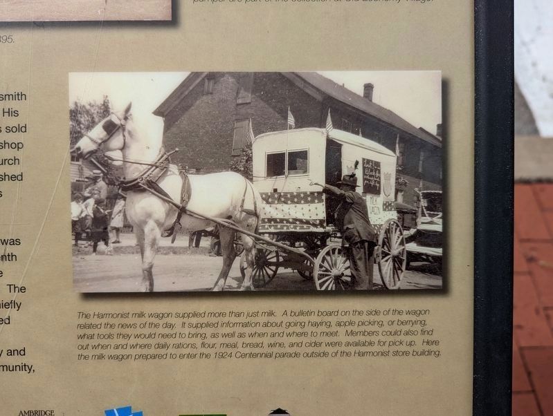 Blacksmith and Wagonmaker Shops Marker image. Click for full size.