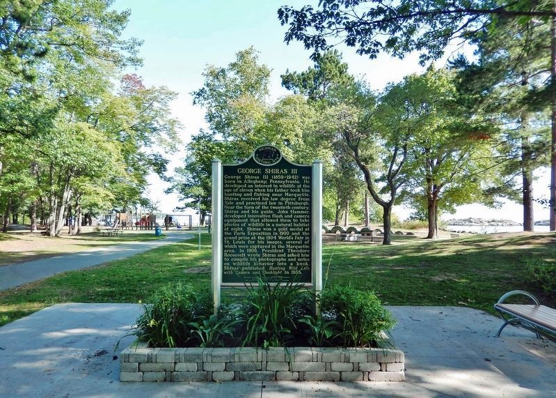 George Shiras III Marker (<i>south side</i>) image. Click for full size.