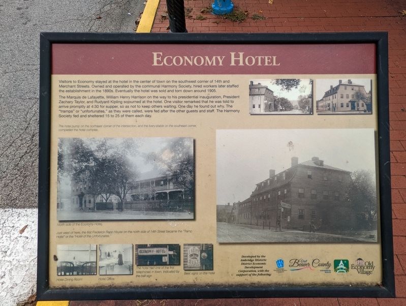 Economy Hotel Marker image. Click for full size.