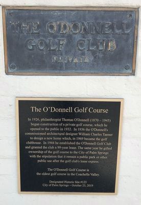 The O'Donnell Golf Cource Marker image. Click for full size.