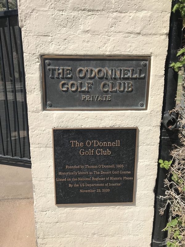 The O'Donnell Golf Cource Marker image. Click for full size.