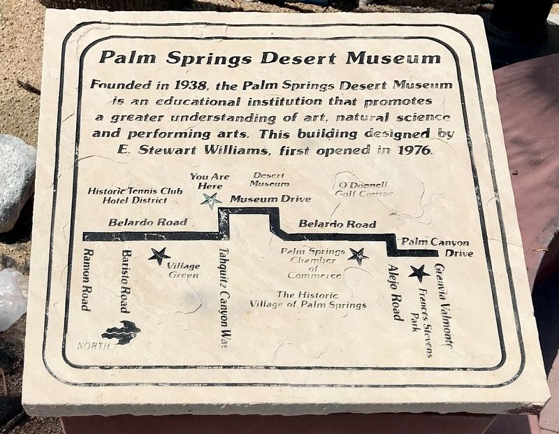 Palm Springs Desert Museum Marker image. Click for full size.